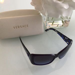 Versace Multicolor Purple Medusa Sunglasses